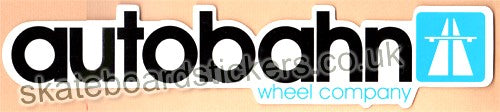 Autobahn Wheels Skateboard Sticker