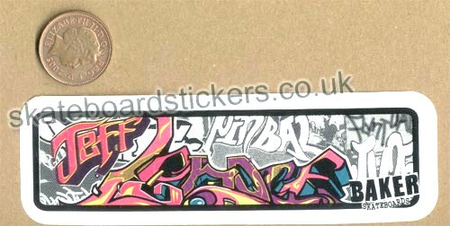 Baker - Jeff Lenoce Skateboard Sticker