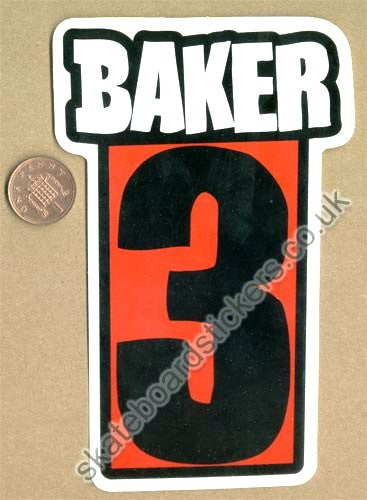 Baker Skateboard Sticker
