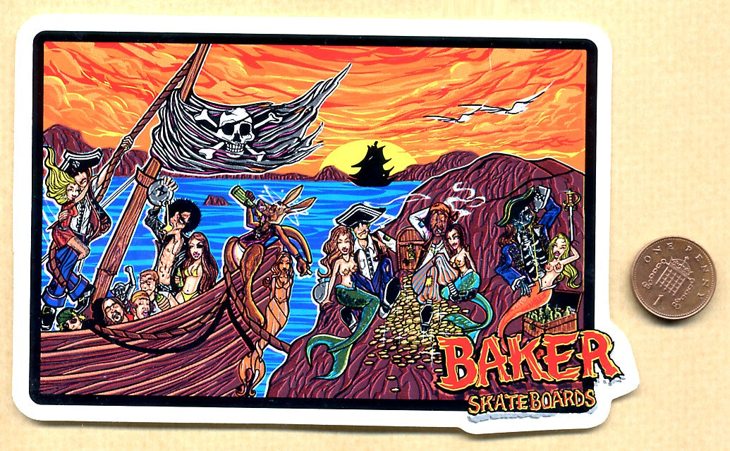 Baker Skateboard Sticker