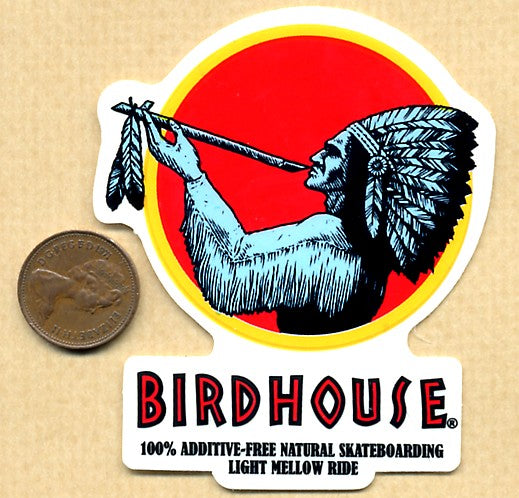 Birdhouse -100% Additive-Free Natural Skateboarding Skateboard Sticker