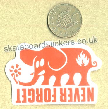 Black Label - Never Forget Skateboard Sticker