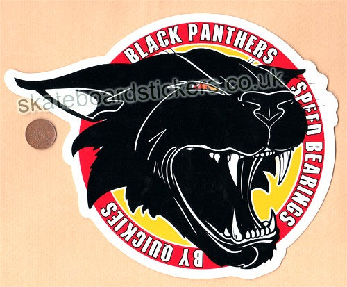 Black Panthers Skateboard Sticker