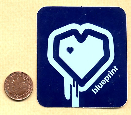 Blueprint Skateboard Sticker