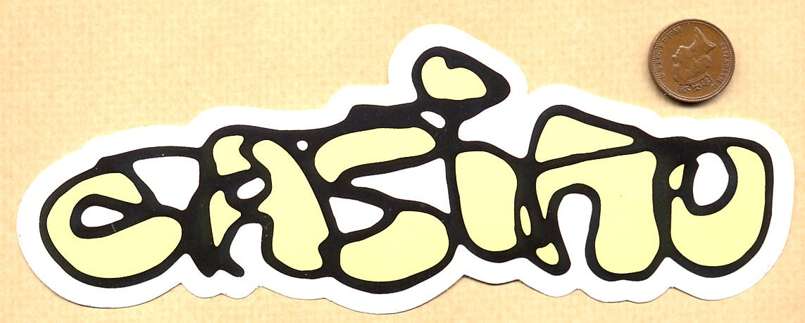 Casino Skate Shop Skateboard Sticker