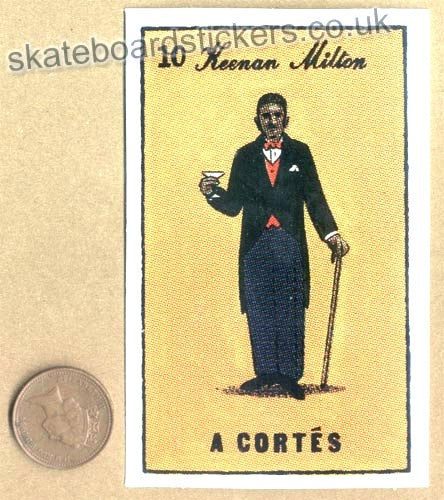 Chocolate Skateboards - Keenan Milton / A Cortes Skateboard Sticker