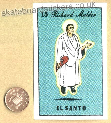 Chocolate Skateboards - Richard Mulder / El Santo Skateboard Sticker