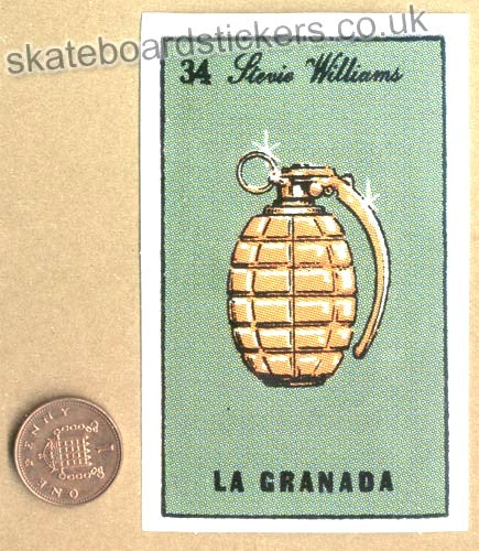 Chocolate Skateboards - Stevie Williams / La Granada Skateboard Sticker
