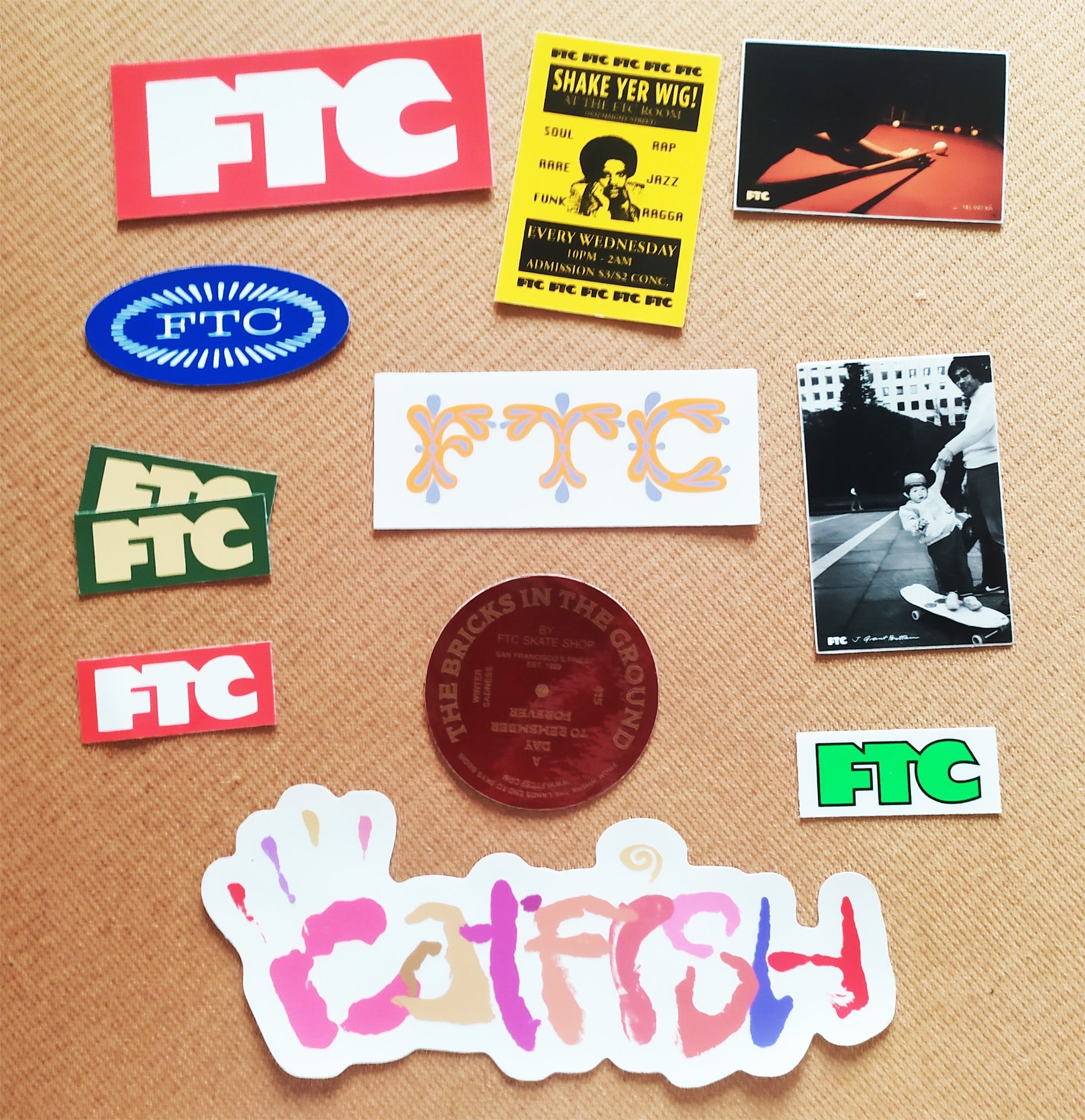 FTC Skateboarding Stickers just added!!