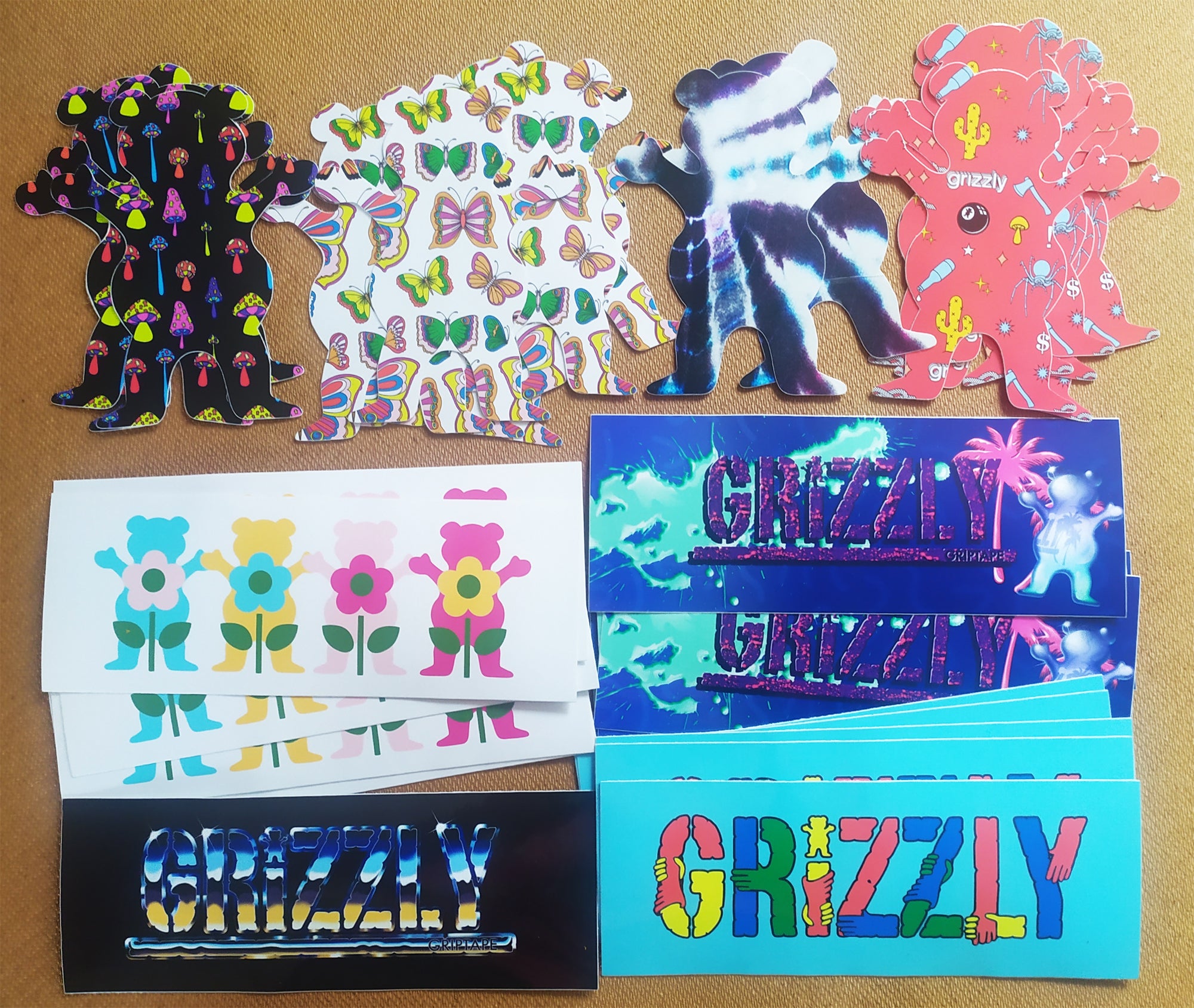 Right Angle Sticker Grizzly Griptape Stickers just added!!