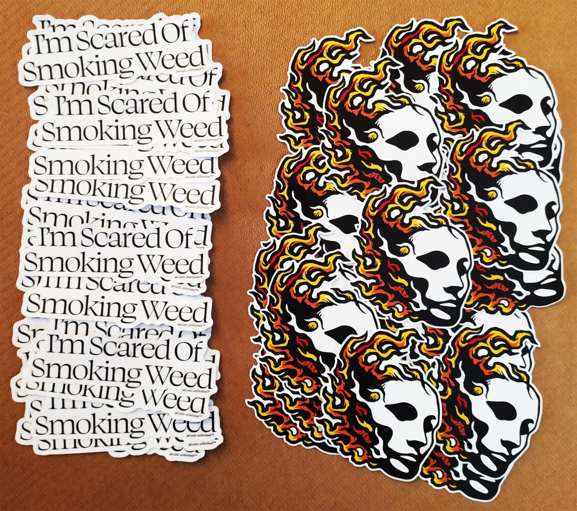 Jacuzzi Unlimited and Opera Skateboards Stickers just added!