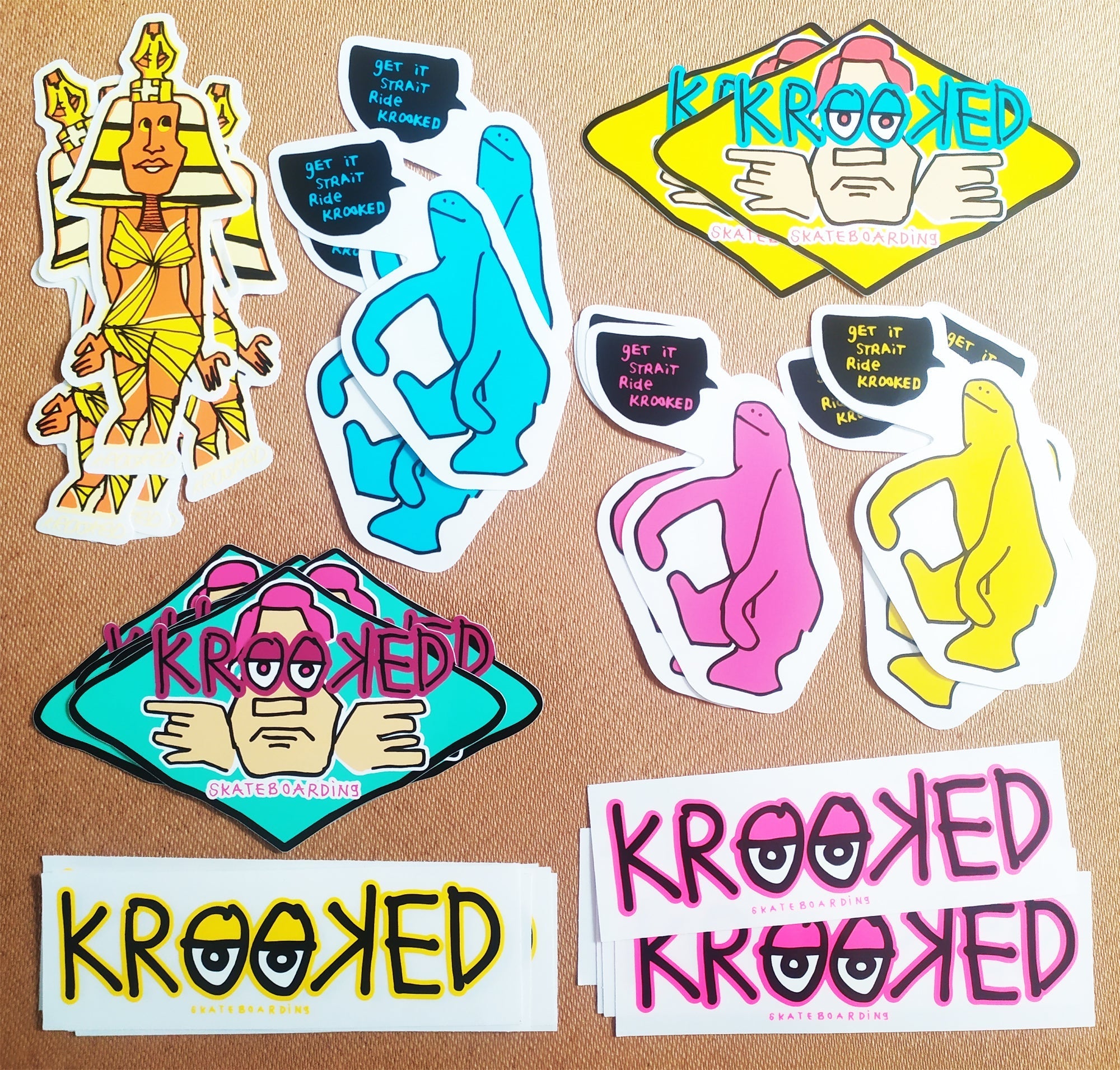 New Stickers from Krooked Skateboards!