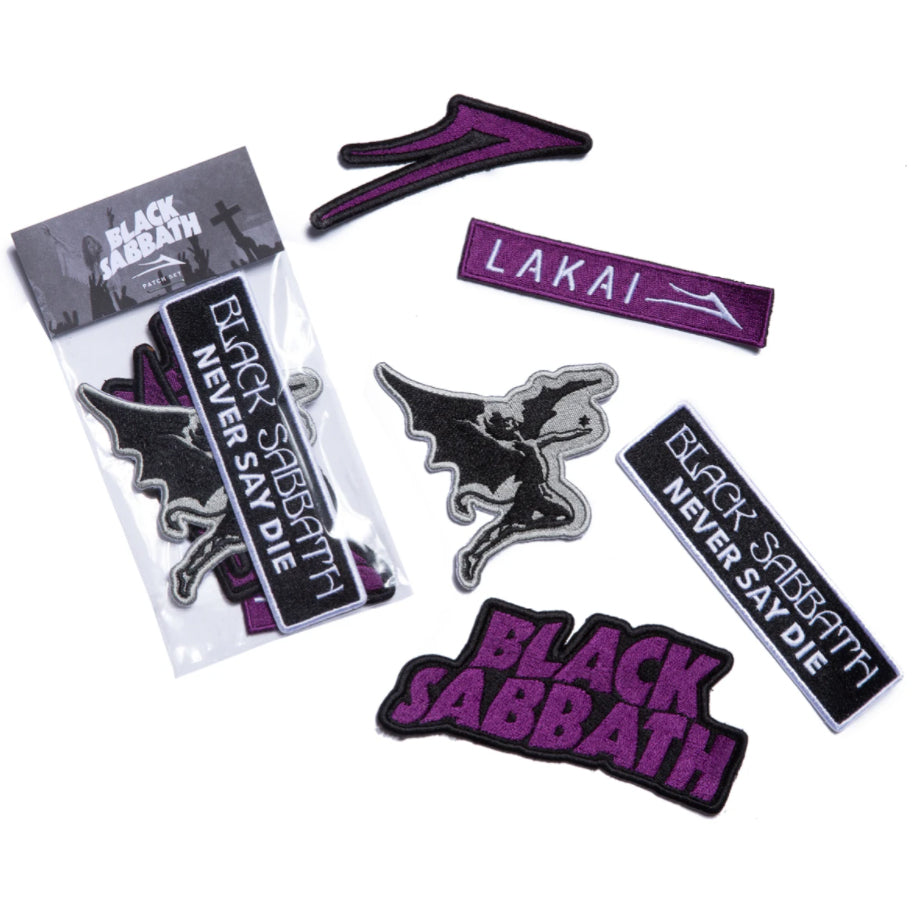 Lakai X Black Sabbath Patch Set - 5 patches