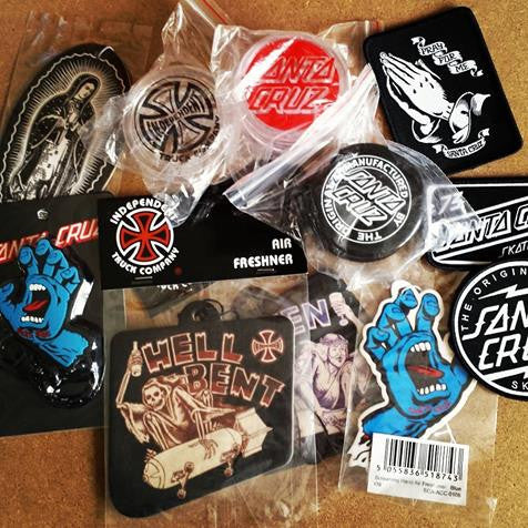 A few goodies added - Air Fresheners, Patches, Keyrings, Grinders