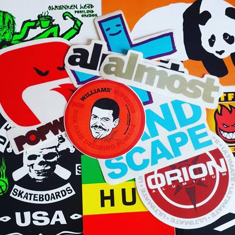 A few more skate stickers just added...