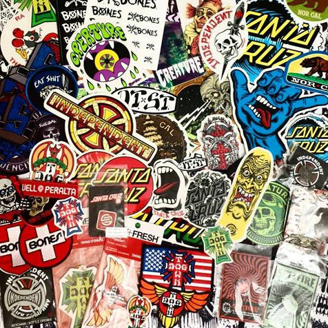 Loads of Skate Stickers, Patches, Pins and more just added!