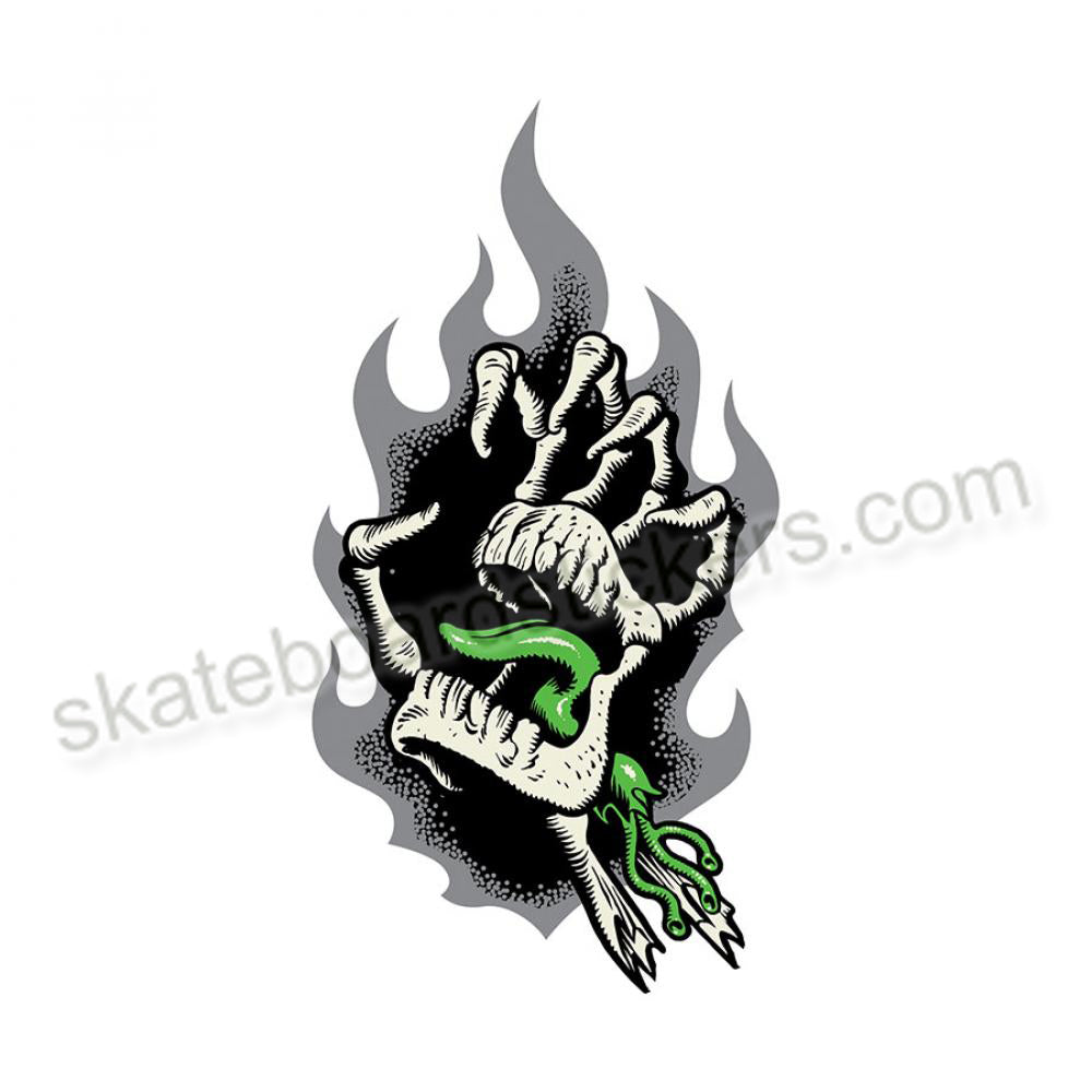 Santa Cruz - Saints and Sinners Screaming Hand Skateboard Stickers!