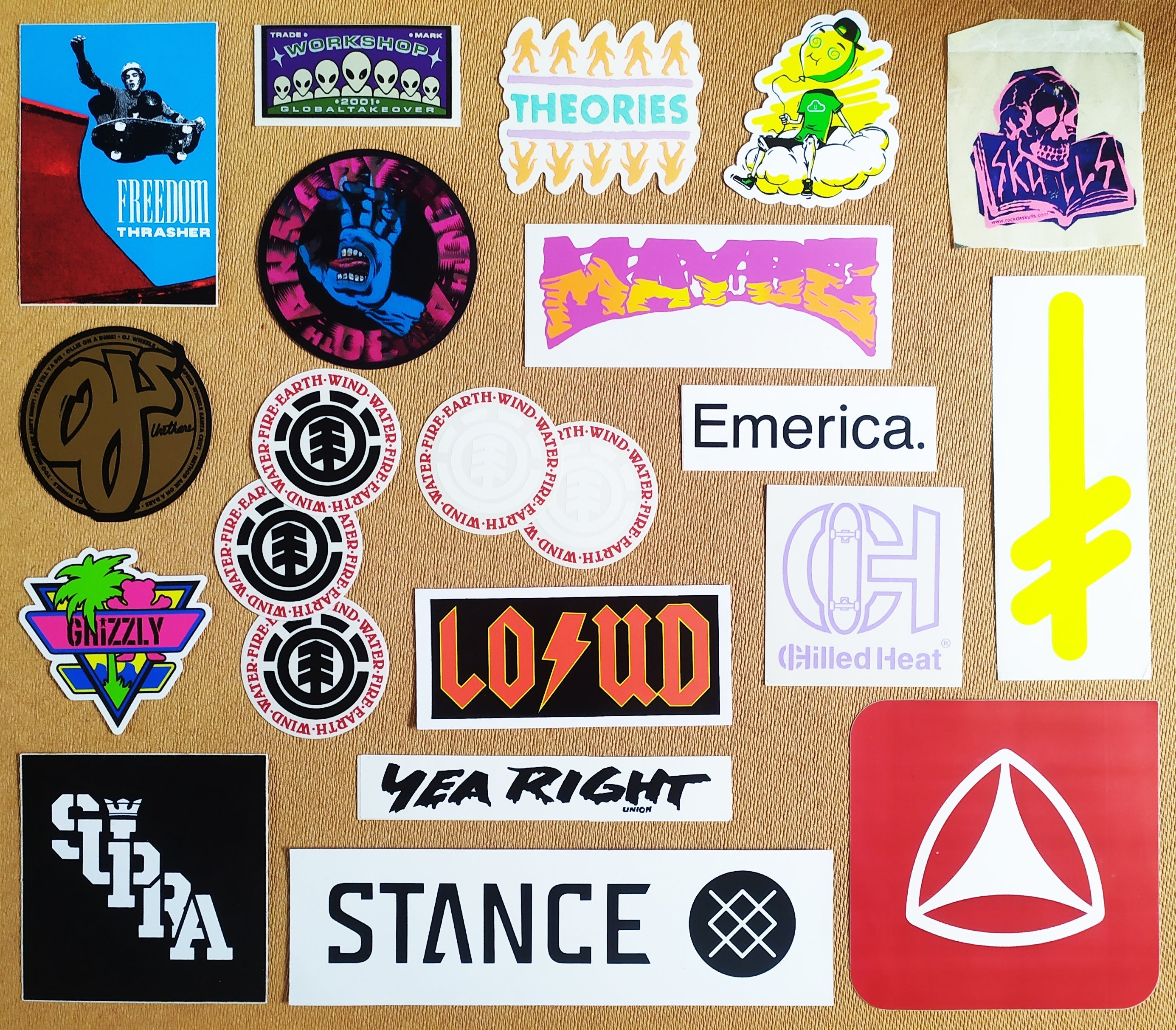 Newly Added Skate Stickers!!
