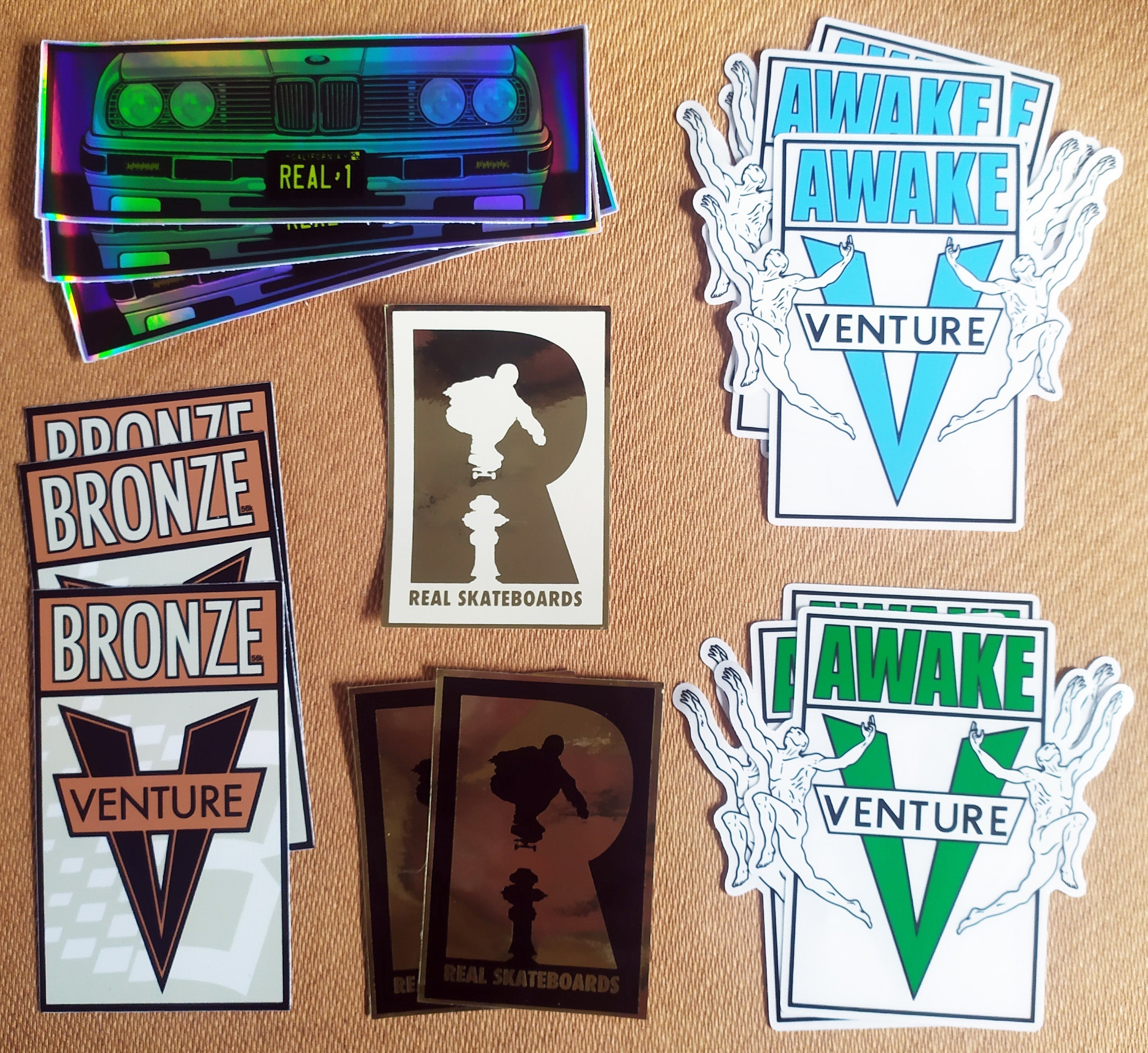 New Stickers Added from Real Skateboards and Venture Trucks