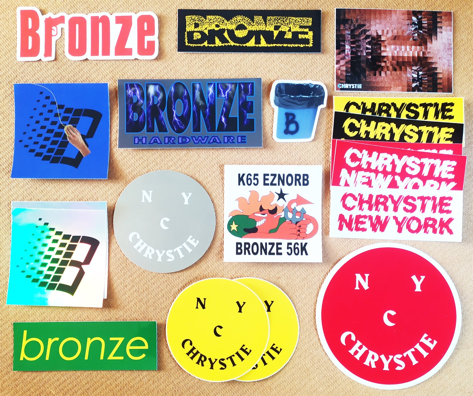 Bronze 56K and NYC Chrystie Stickers Just Added!!