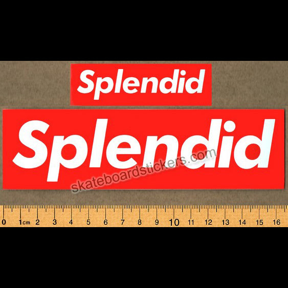 SPLENDID BMX Video Stickers from Cheeky Monkey BMX Just Added!