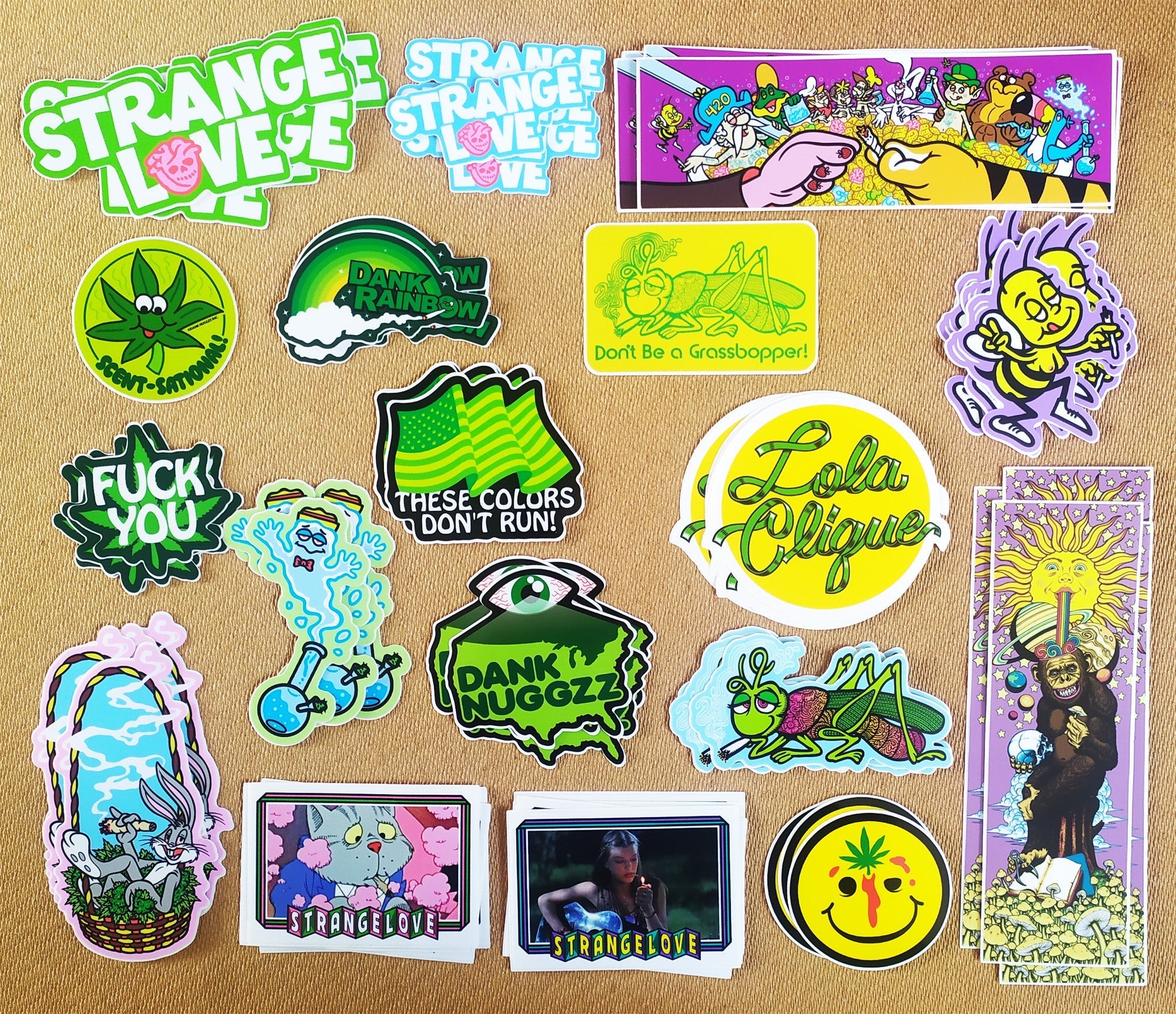 New StrangeLove Skateboards Stickers just added!!