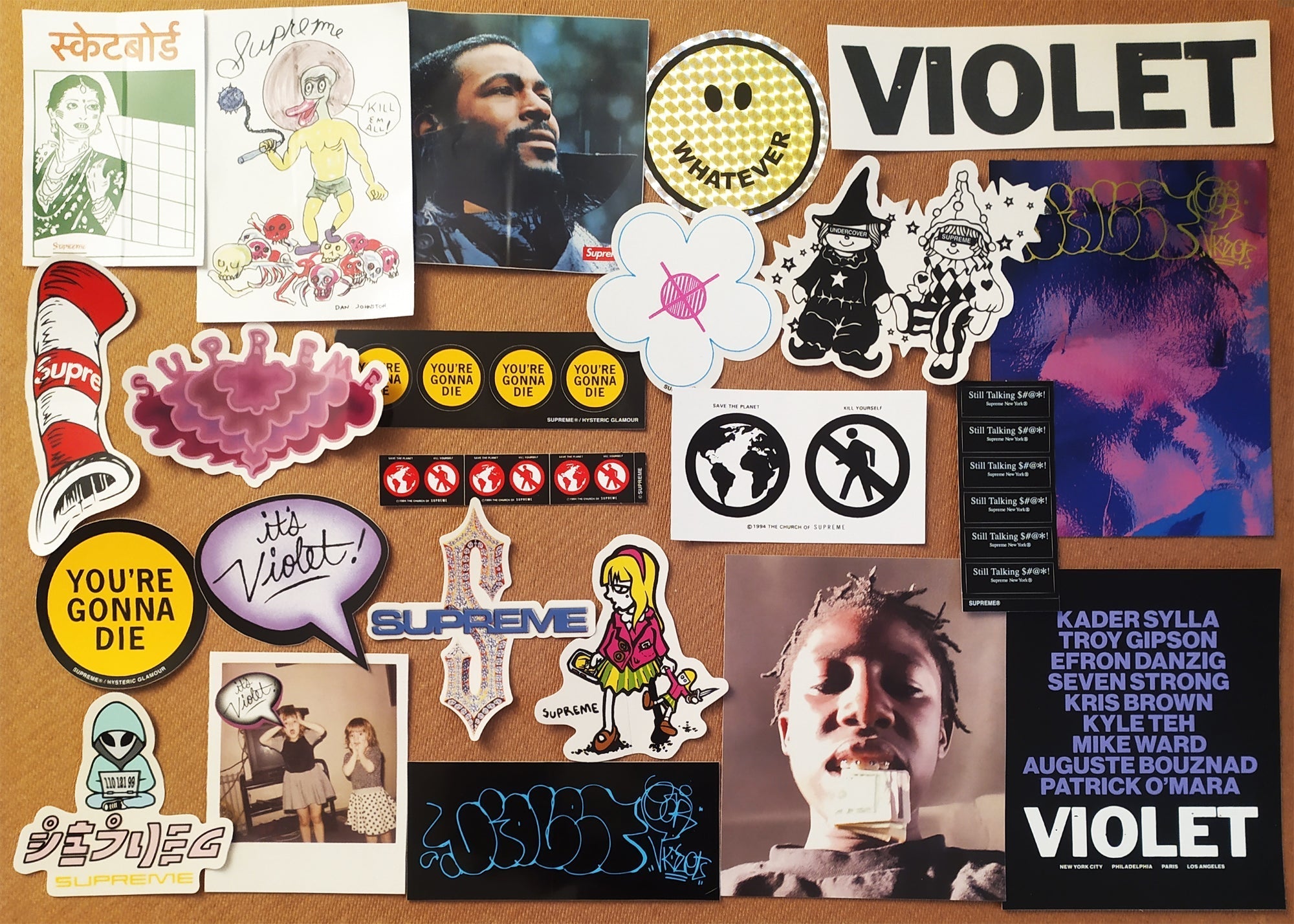 Supreme & Violet Stickers just added!!