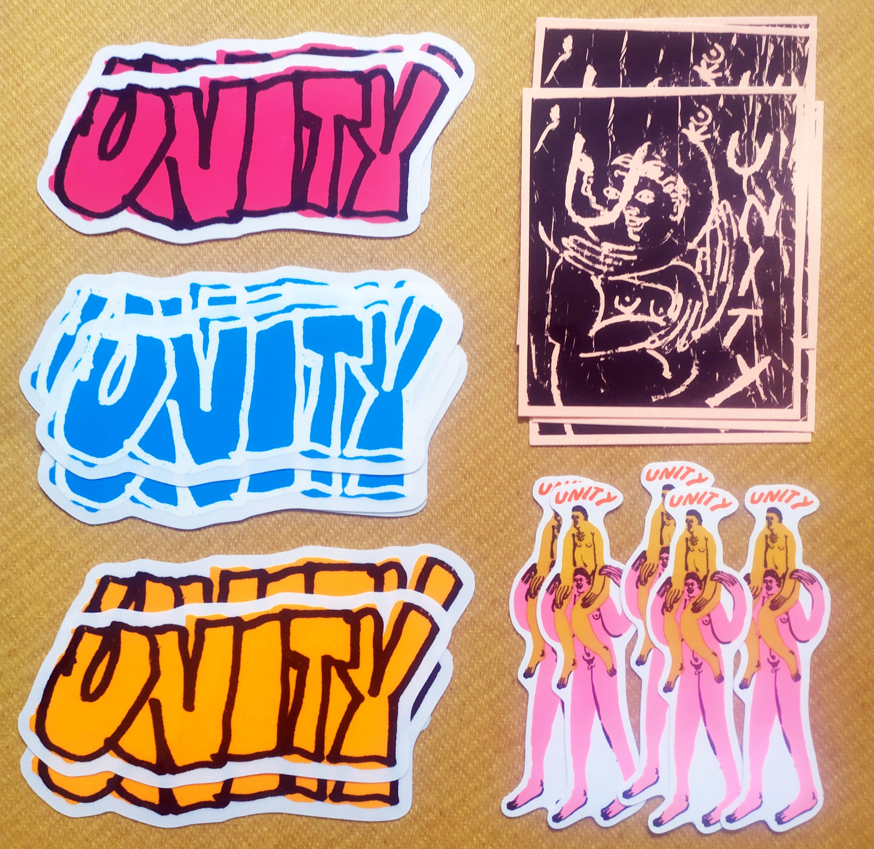 Unity Funky Sticker New Stickers from Unity Skateboards