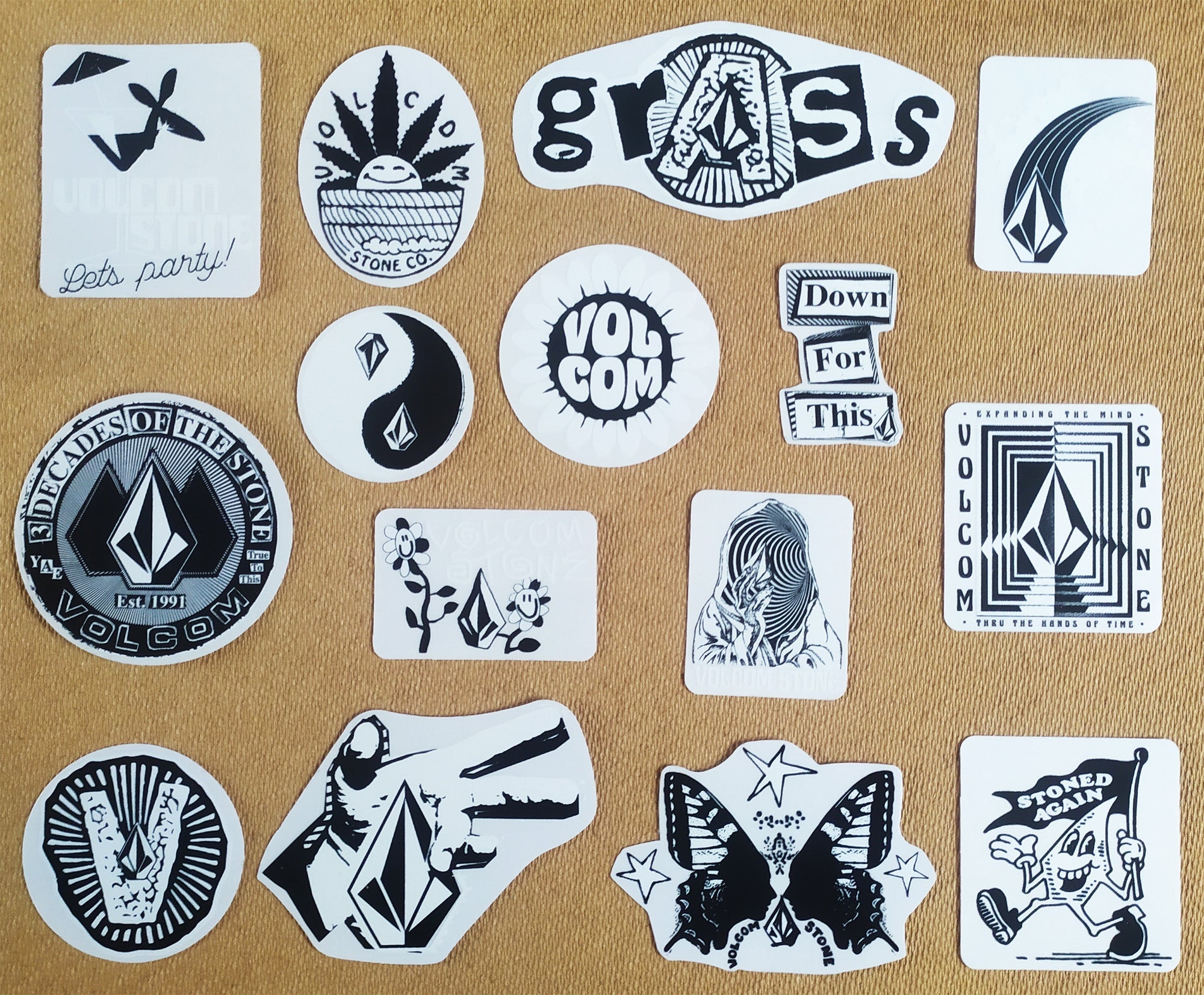Volcom Stickers just added!!