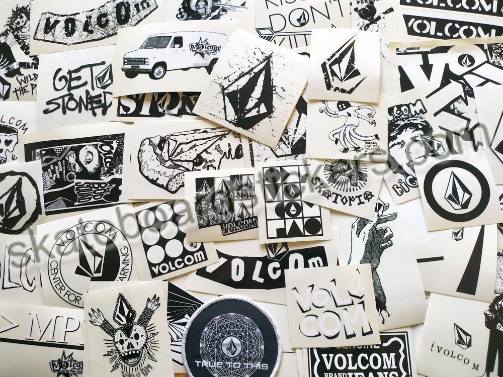 Old Volcom Stickers just added! | SkateboardStickers.com
