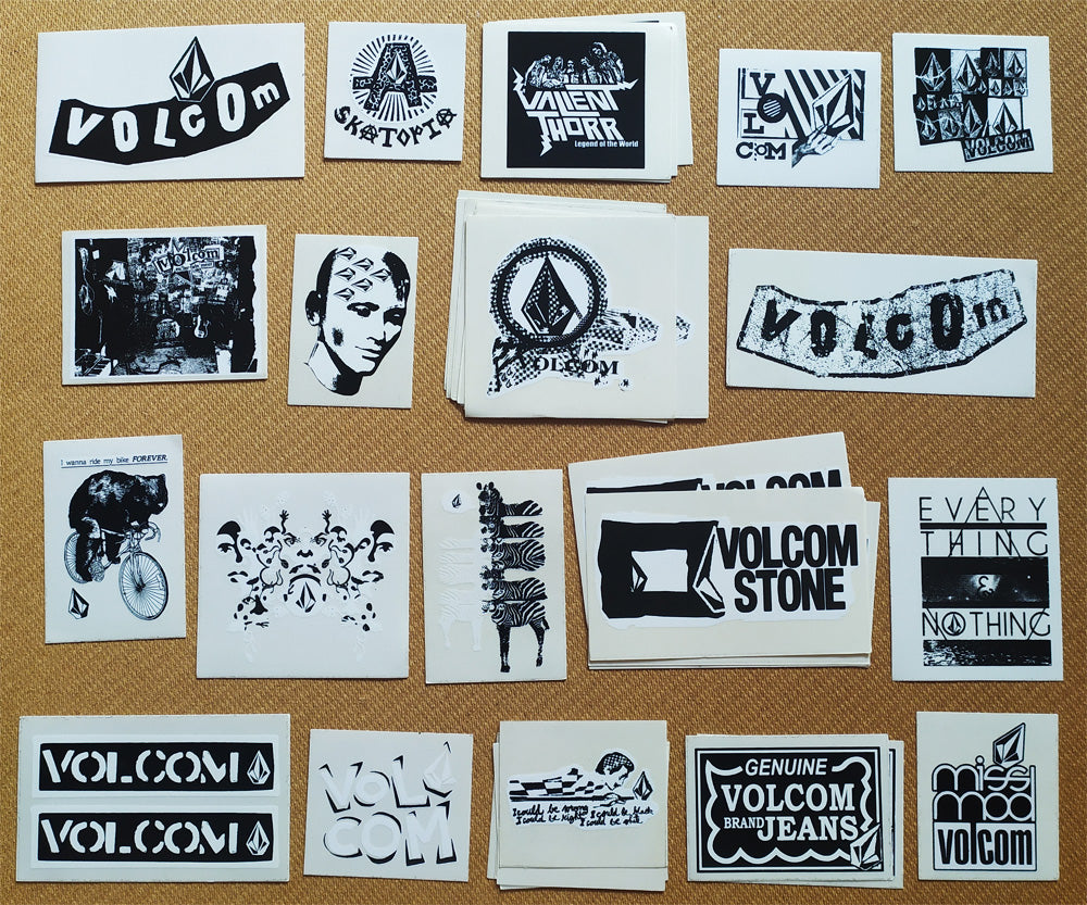 Volcom stickers just added!