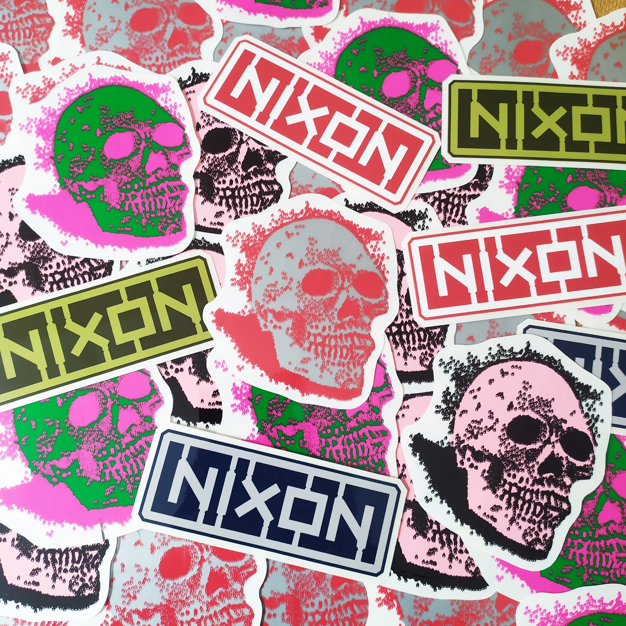 Nixon Watches Skateboard Stickers