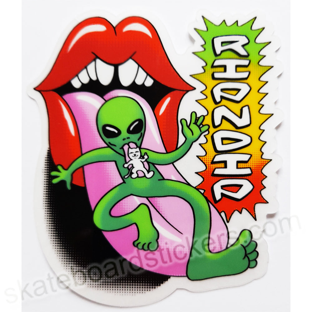 Alien / UFO / Extra-Terrestrial Themed Skate Stickers from Top Skate Brands!!
