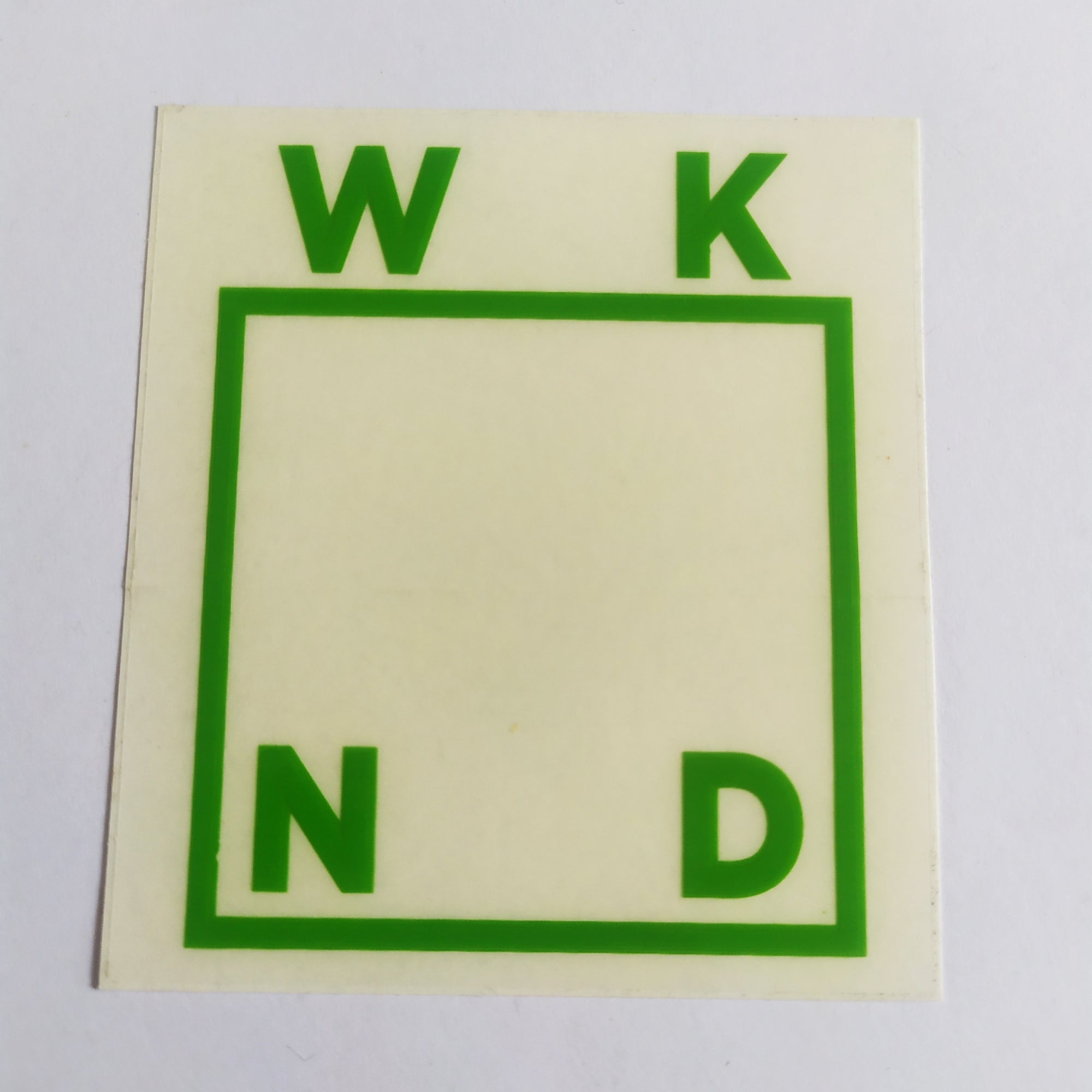 WKND Skateboards Stickers