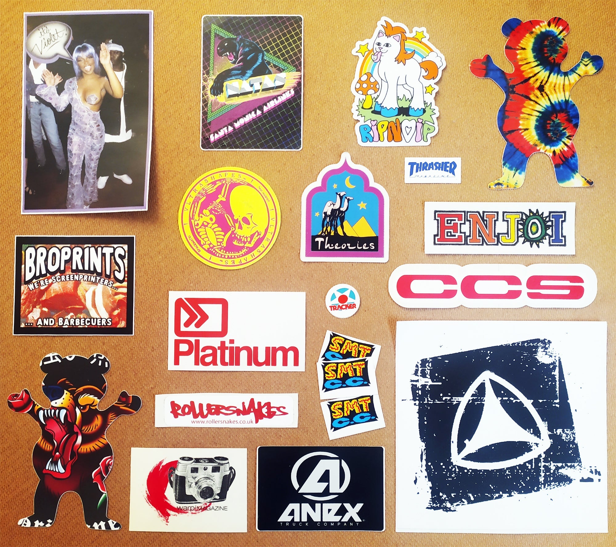 Regular Skateboard Stickers