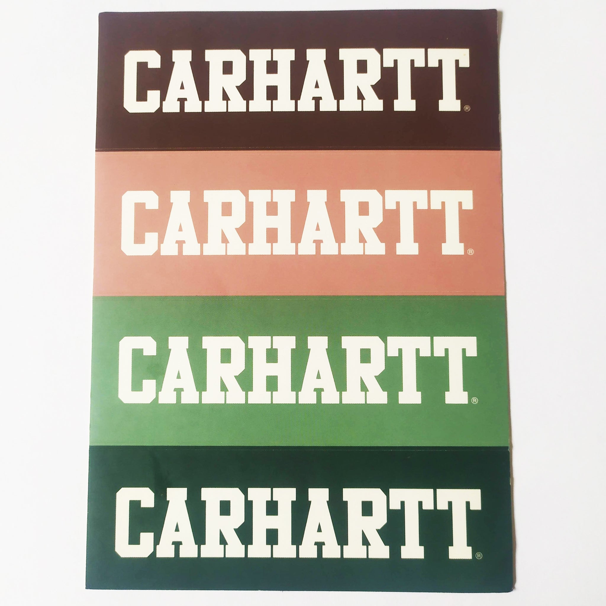Carhartt Work in Progress Sticker Sheet/Postcard - SkateboardStickers.com