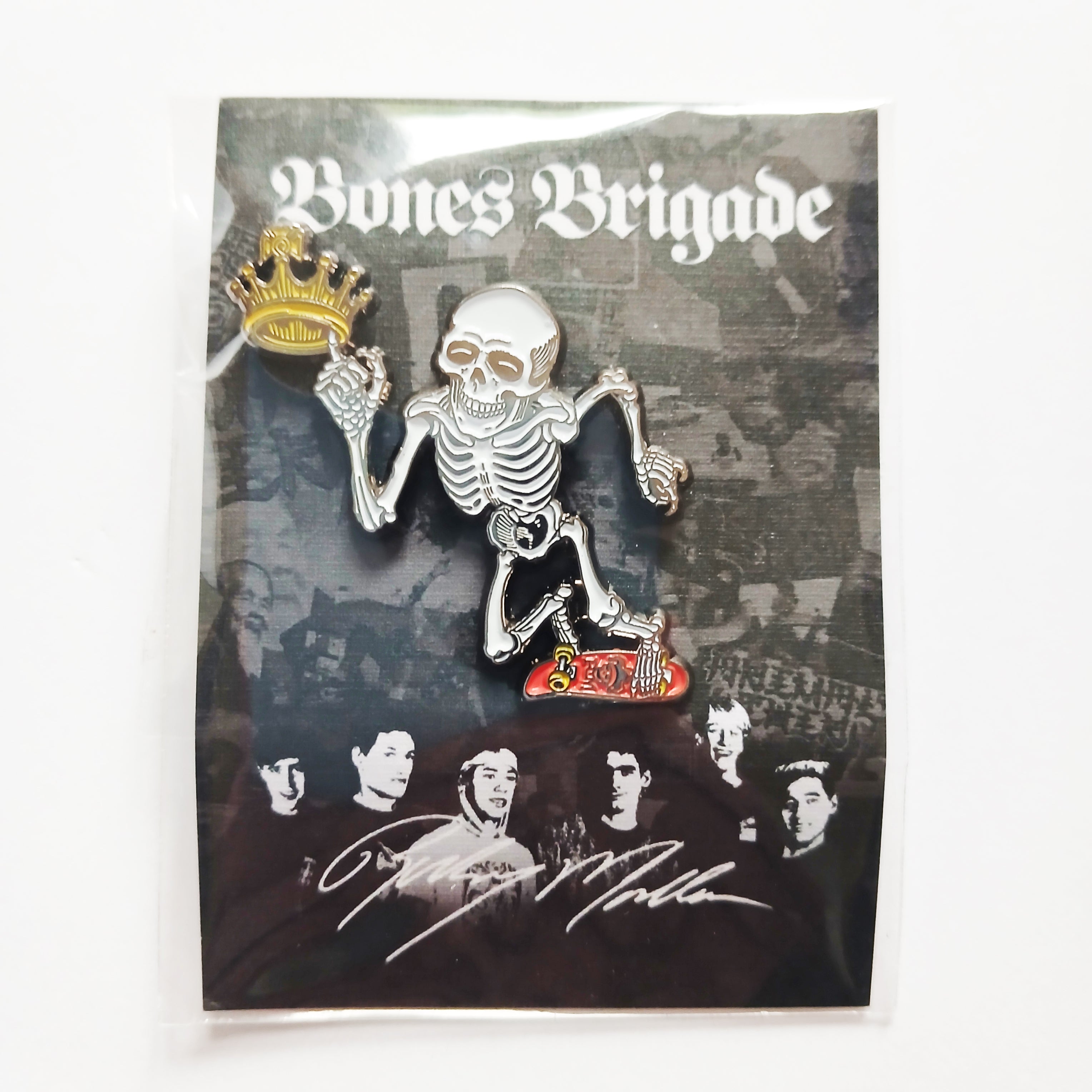 Powell Peralta, Bones Brigade Rodney Mullen Lapel Pin - SkateboardStickers.com