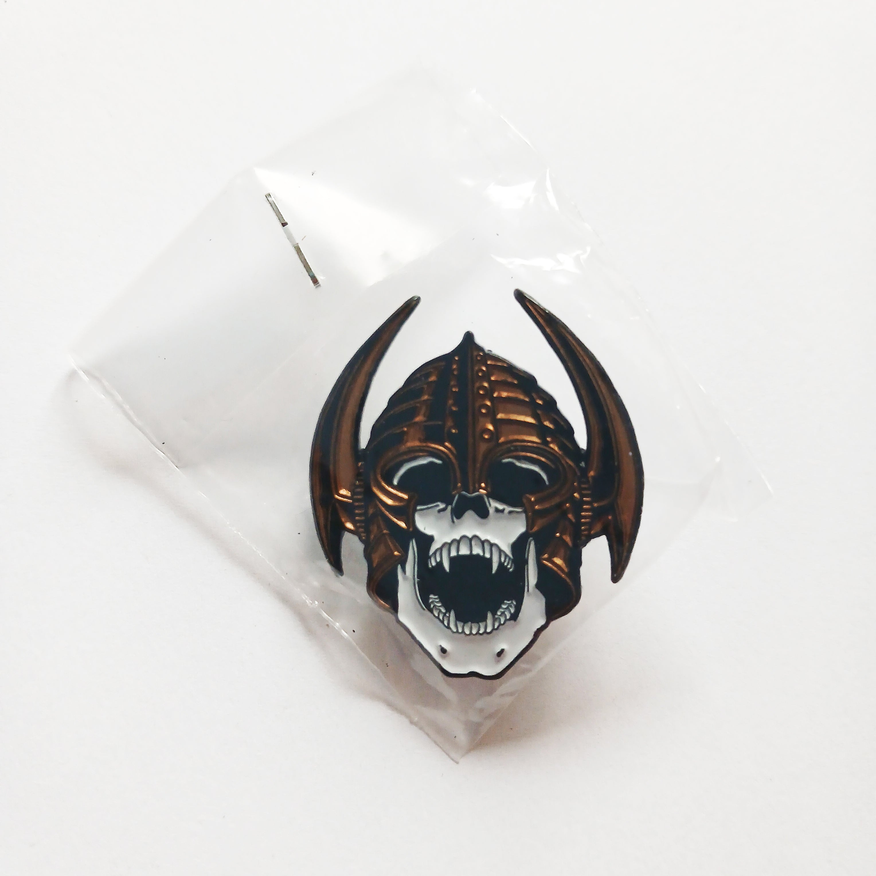 Powell Peralta, Bones Brigade - Per Welinder Nordic Skull Lapel Pin - SkateboardStickers.com