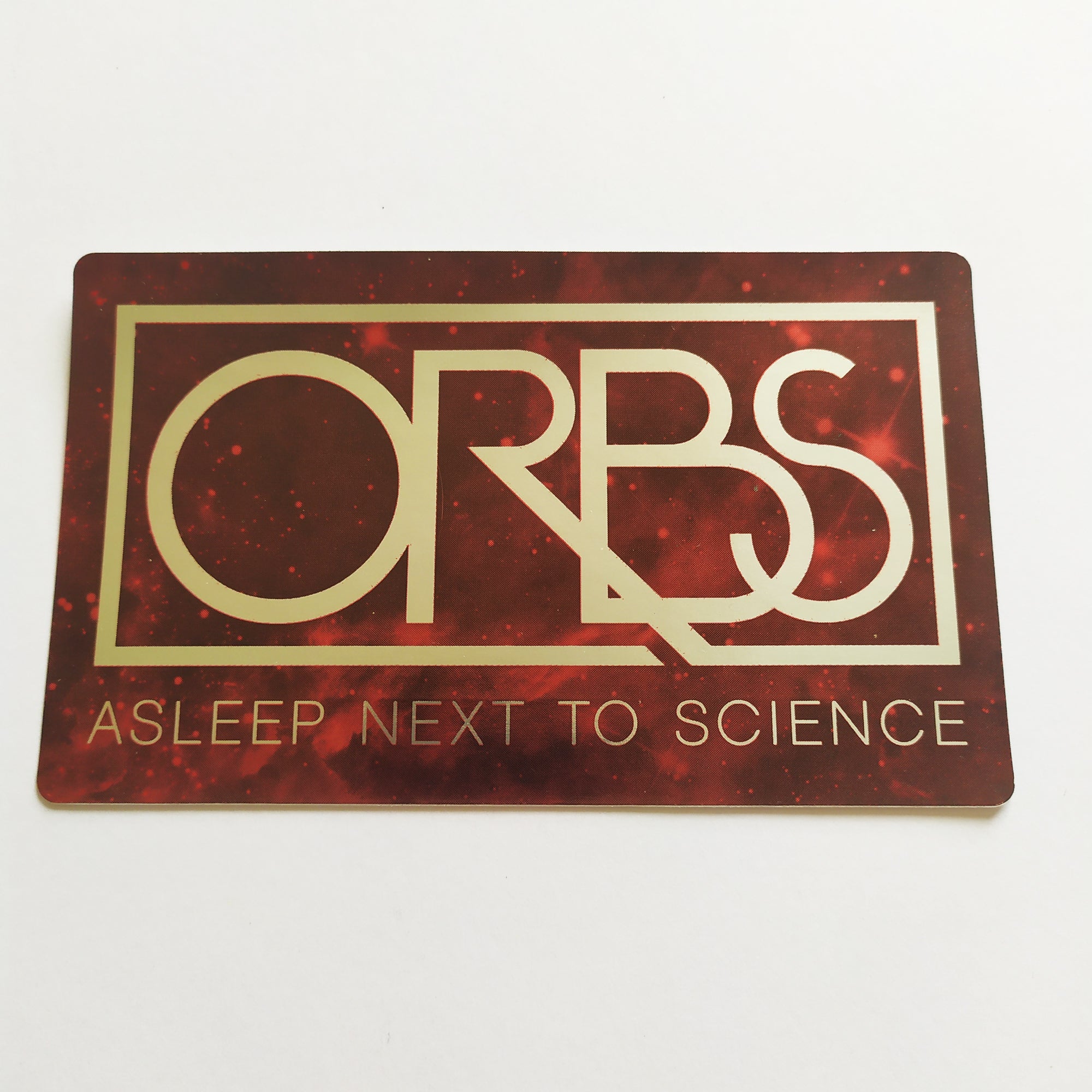 Orbs - Asleep Next To Science Music Sticker - SkateboardStickers.com