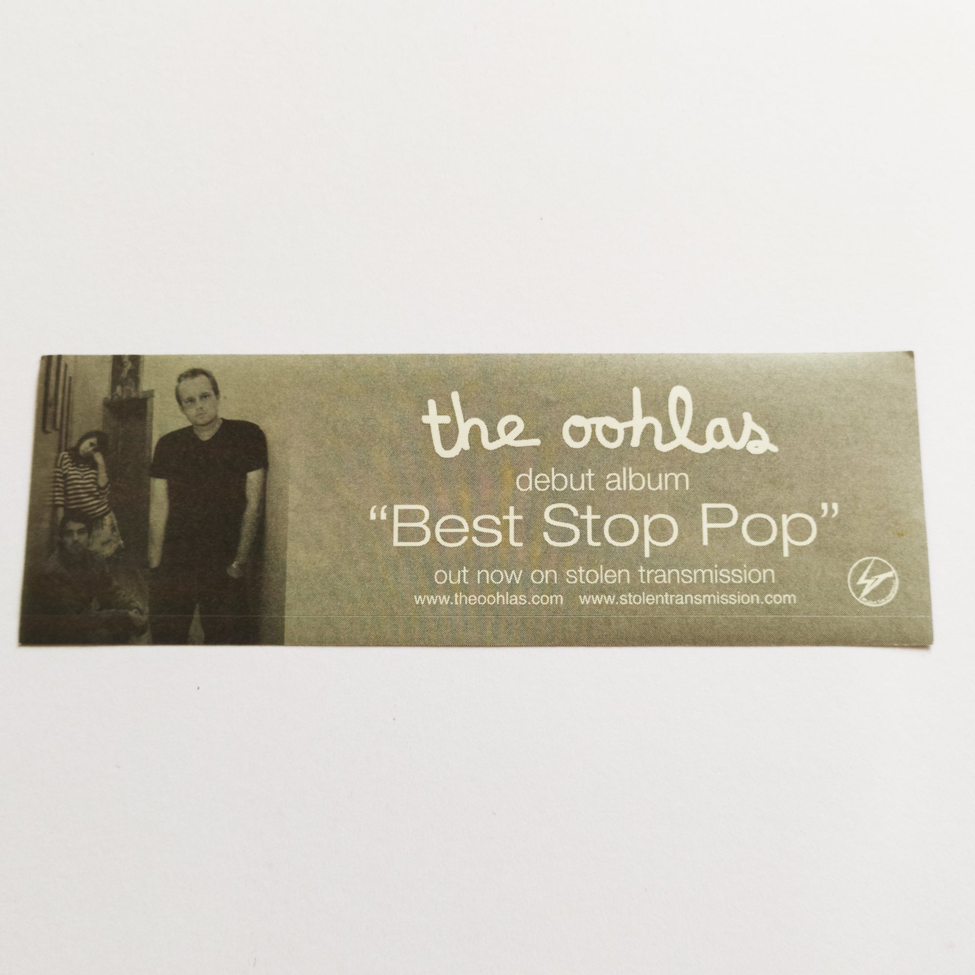 The Oohlas - Best Stop Pop Music Sticker - SkateboardStickers.com