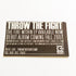 Throw The Fight - The Fire Within Music Sticker - SkateboardStickers.com