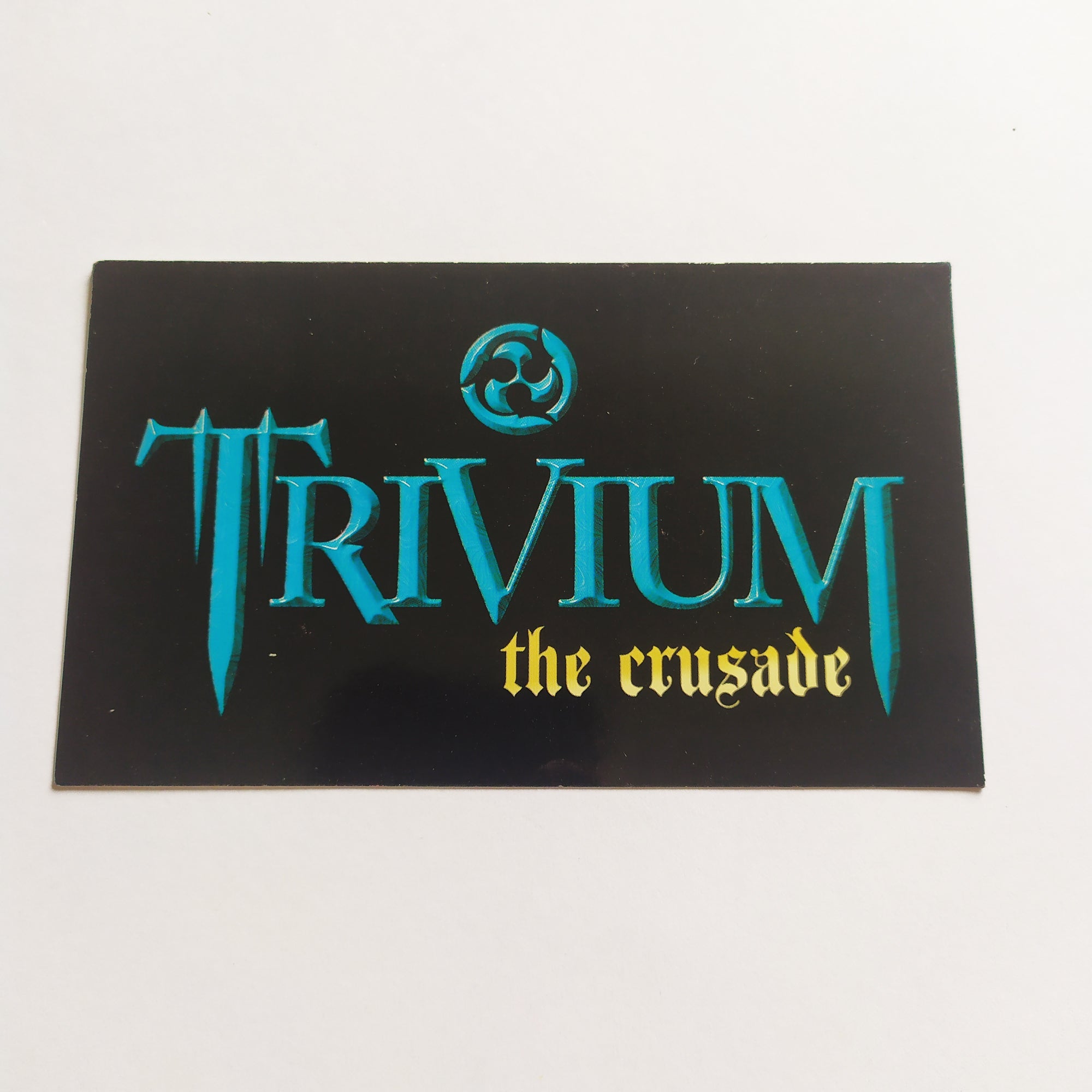 Trivium - The Crusade Music Sticker - SkateboardStickers.com