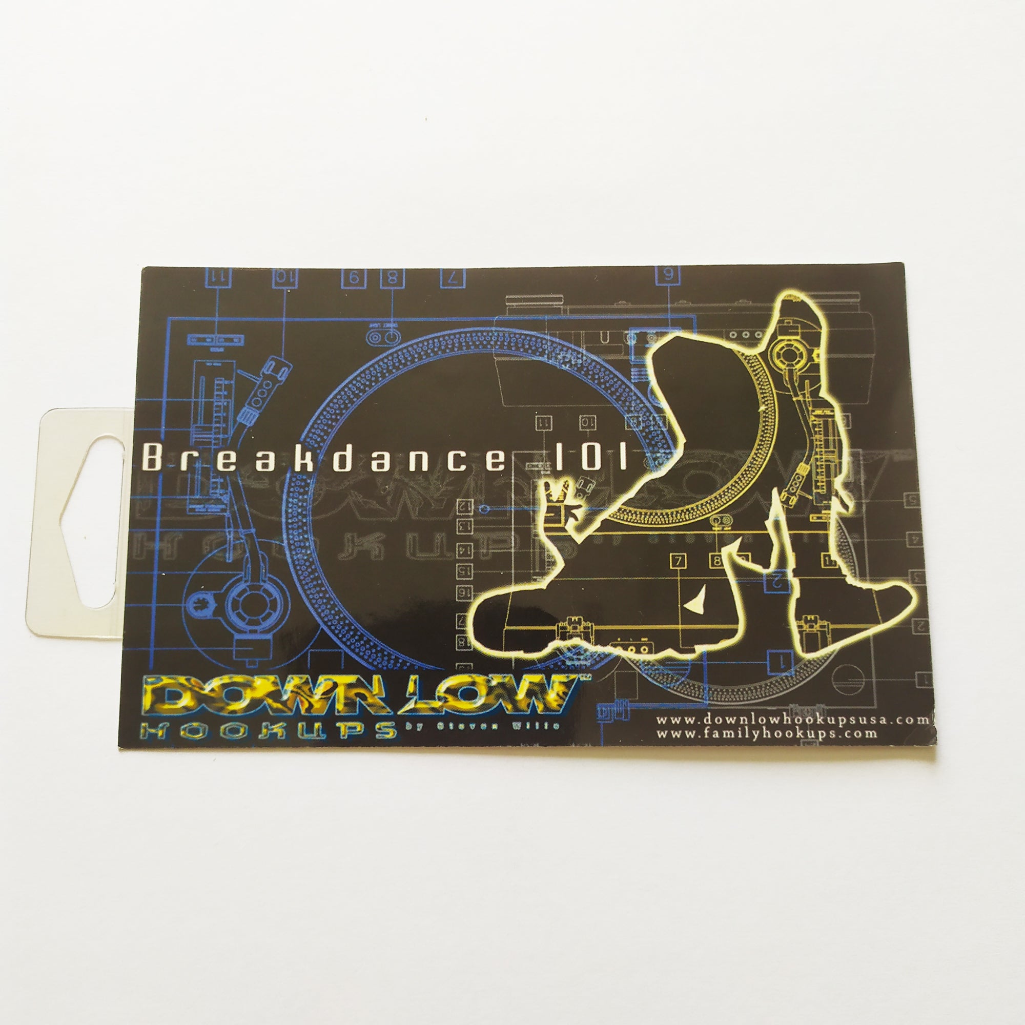 Breakdance 101 Music Sticker - SkateboardStickers.com