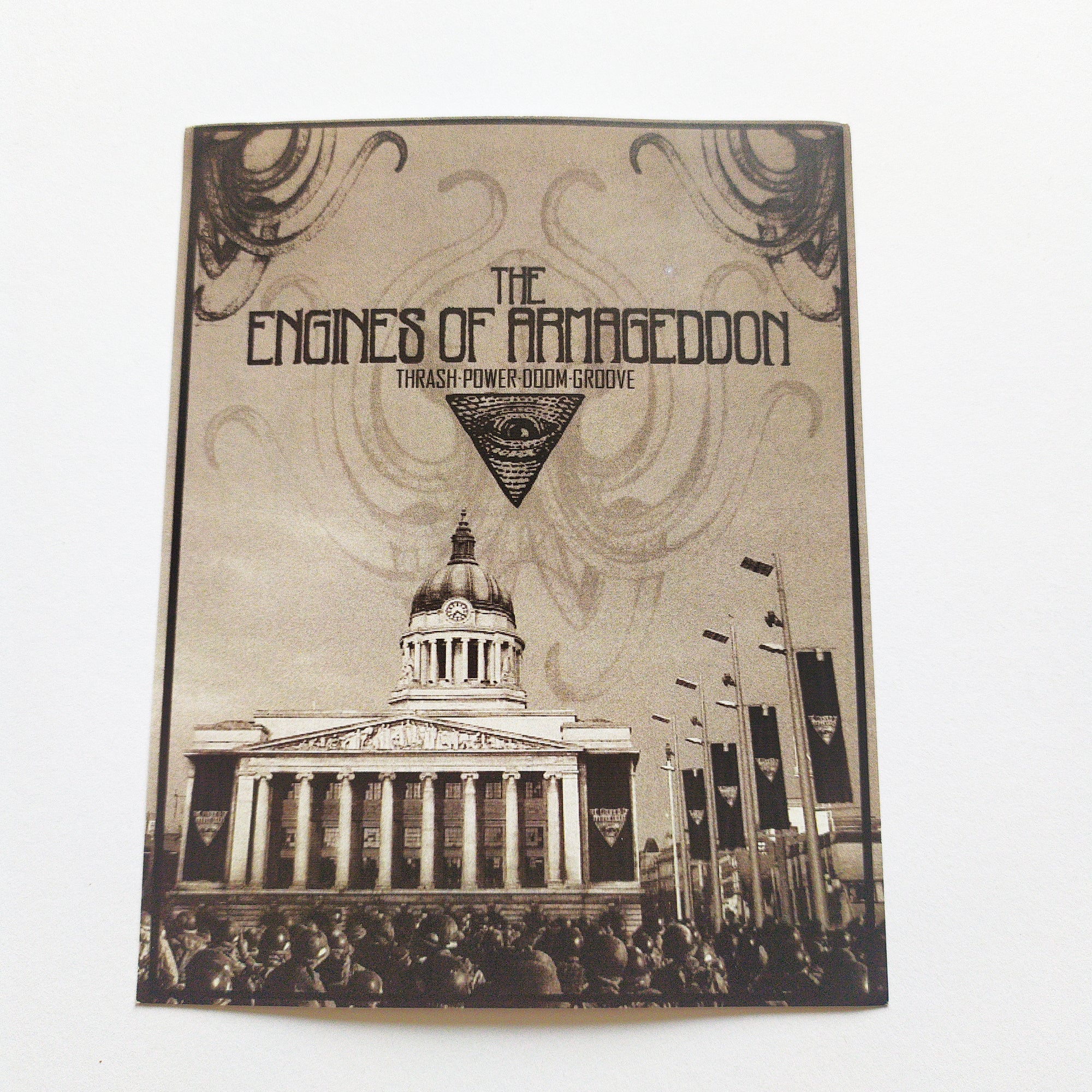 The Engines Of Armageddon Music Sticker - SkateboardStickers.com