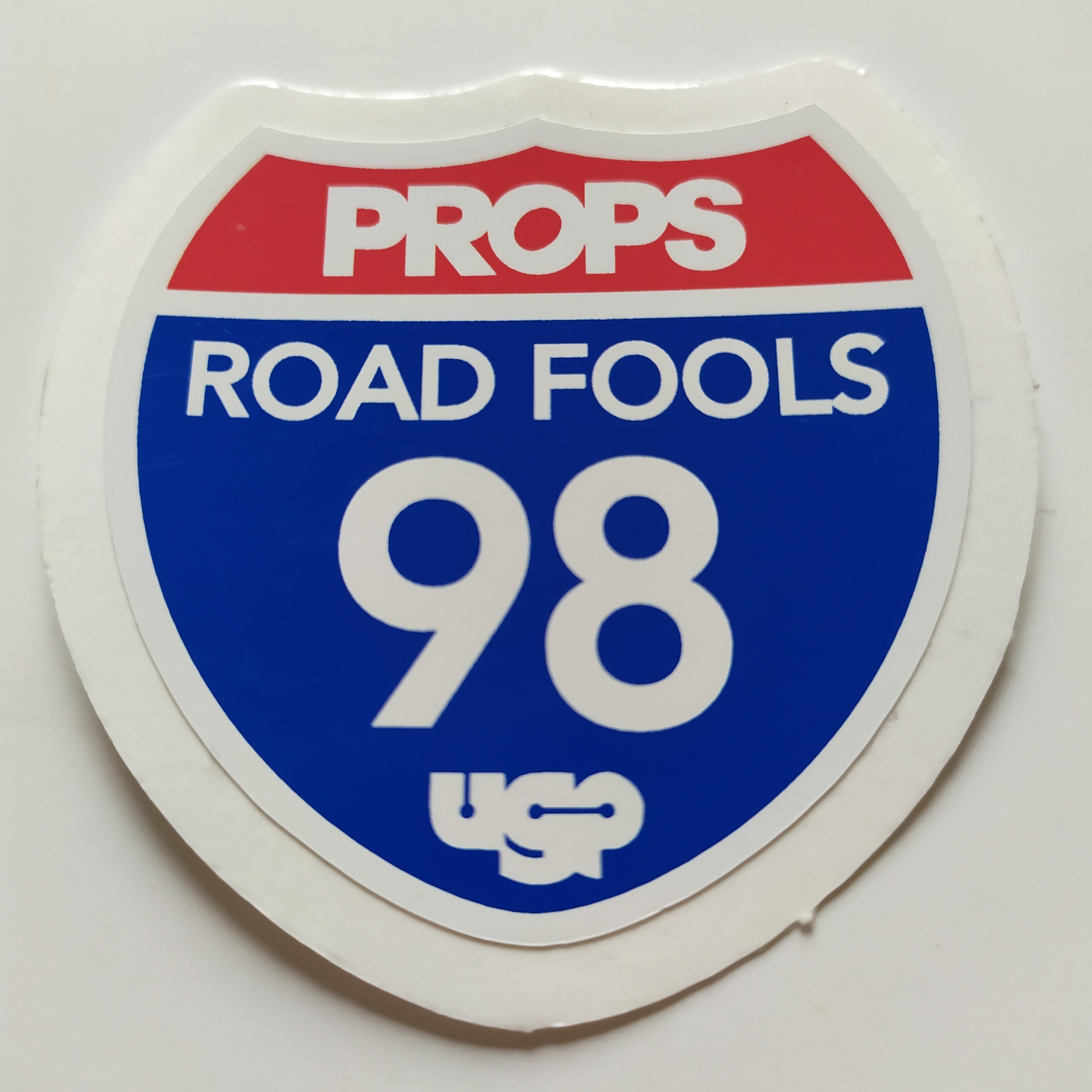 Props BMX Video Magazine Road Fools 98 Sticker - SkateboardStickers.com