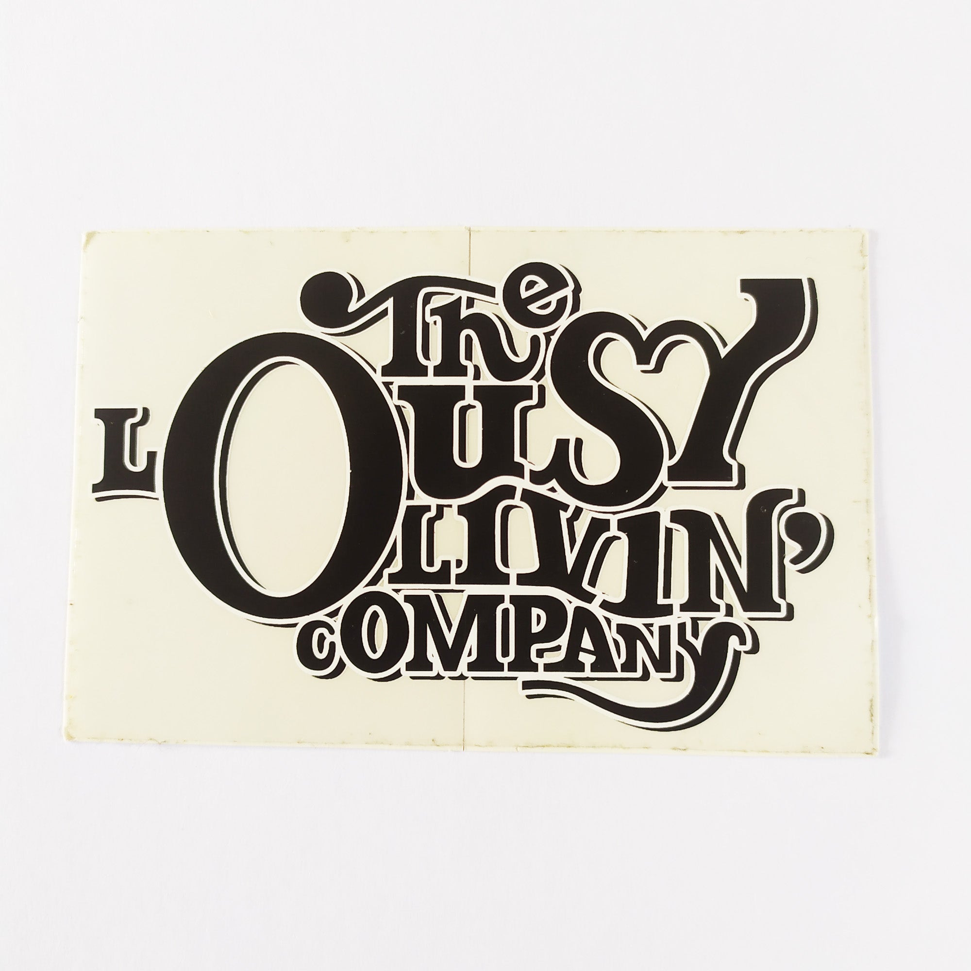 The Lousy Living Company Skate Sticker