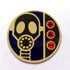Alien Workshop Skateboard Sticker - Gas Mask - 5.5cm across approx - SkateboardStickers.com