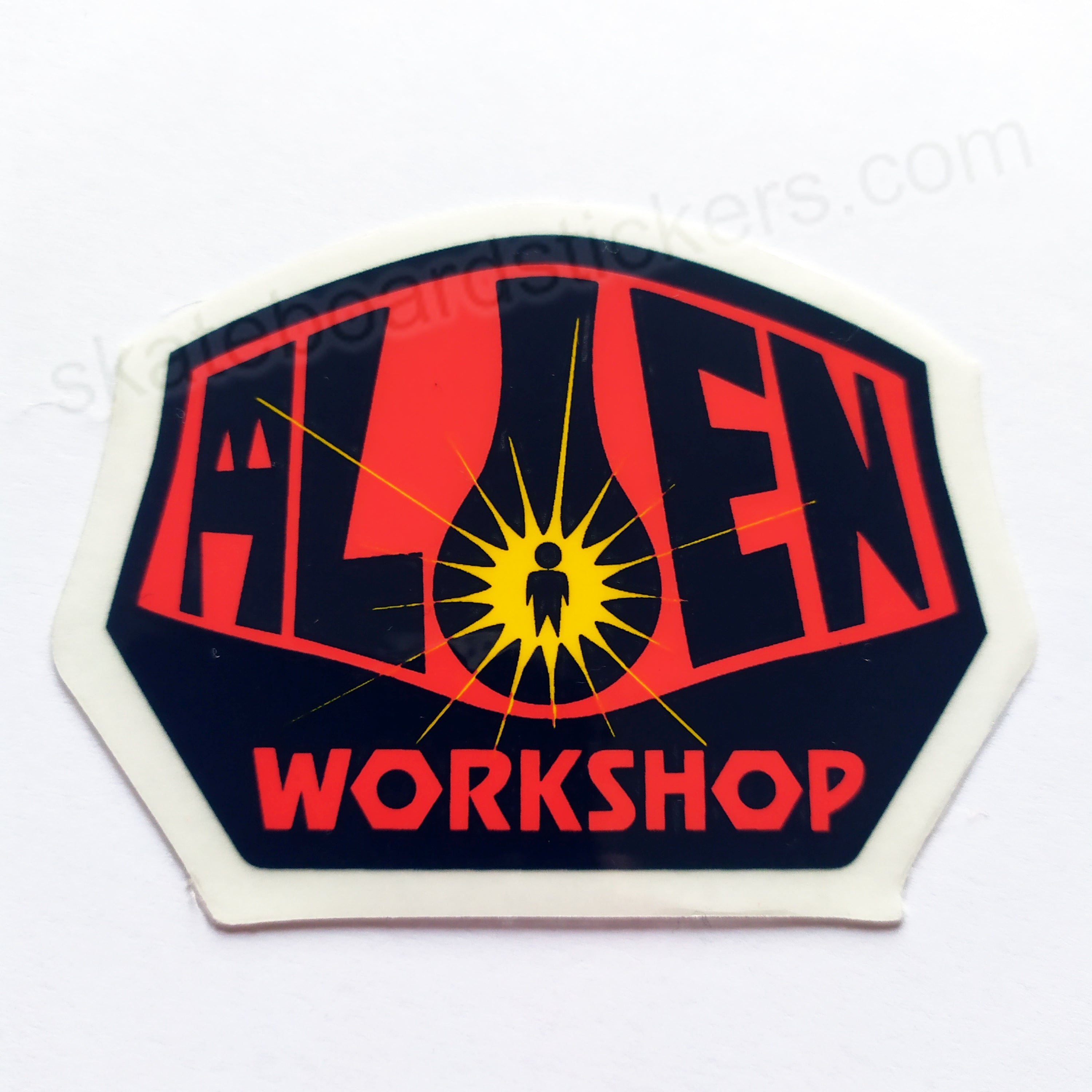 Alien Workshop Skateboard Sticker - OG Logo - 7cm across approx - SkateboardStickers.com
