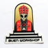Alien Workshop Skateboard Sticker - Priest - 8.5cm high approx - SkateboardStickers.com