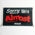 Almost Skateboards Dealer Window Sticker (slight damage - see descriptioin) - SkateboardStickers.com